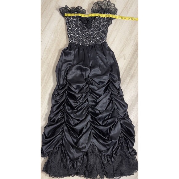 Loralie Vintage Black Formal Party Prom Dress. Size:  6 - Picture 4 of 8